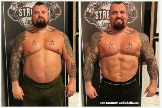 Worlds Strongest Man Eddie Hall Gets Shredded For Boxing Match