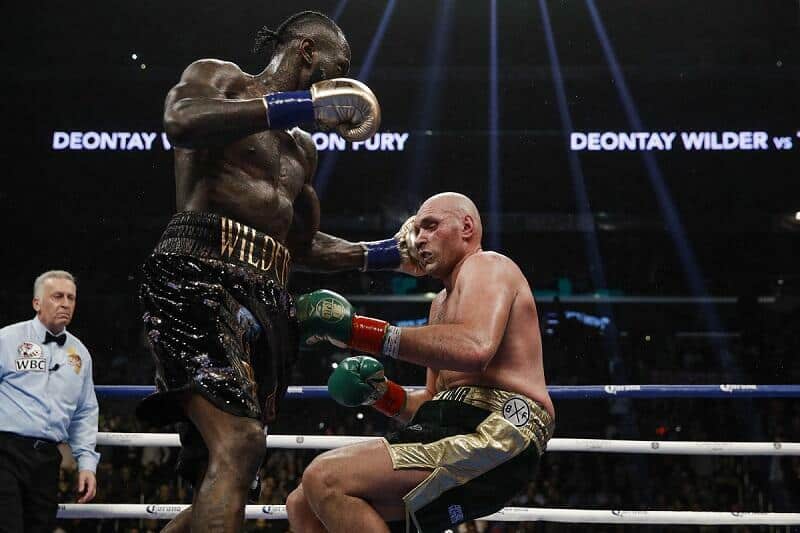 Deontay Wilder punch Tyson Fury