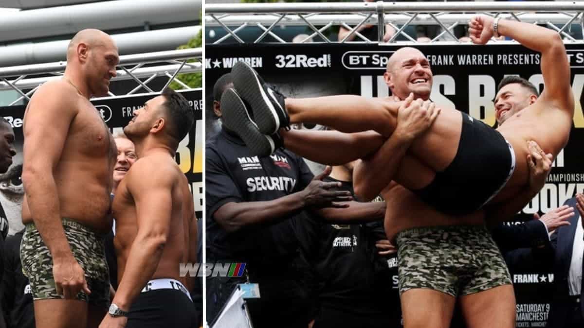 Tyson Fury vs Sefer Seferi at heavyweight