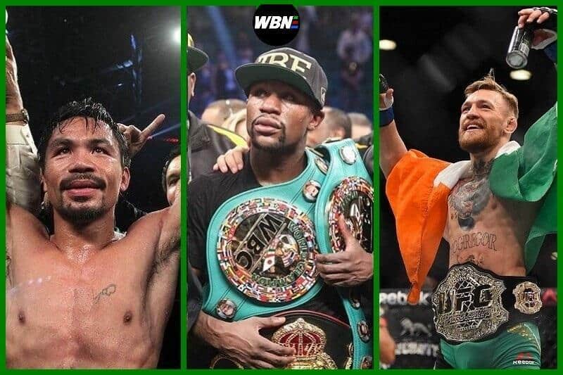 Manny Pacquiao Conor McGregor Floyd Mayweather