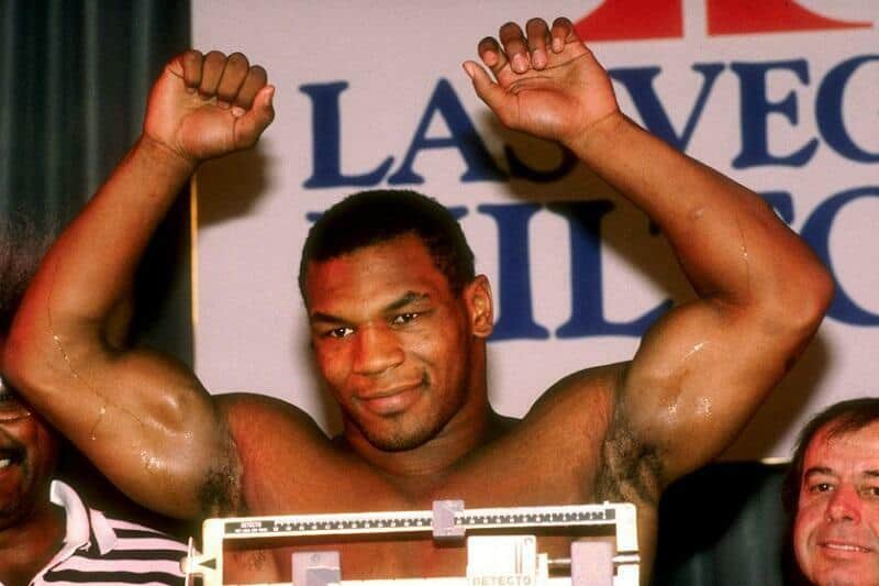 Mike Tyson boxing weights