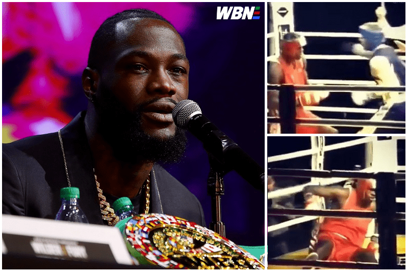 Deontay Wilder knocked out