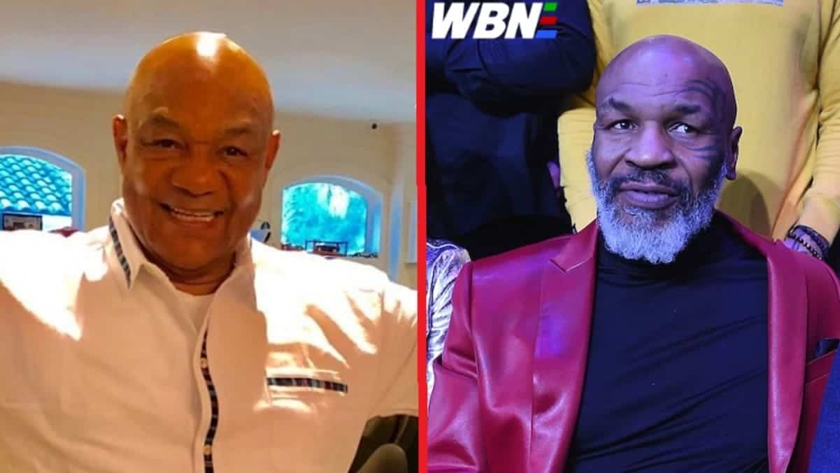 George Foreman and Mike Tyson