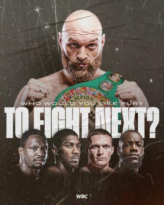 Tyson Fury next fight WBC