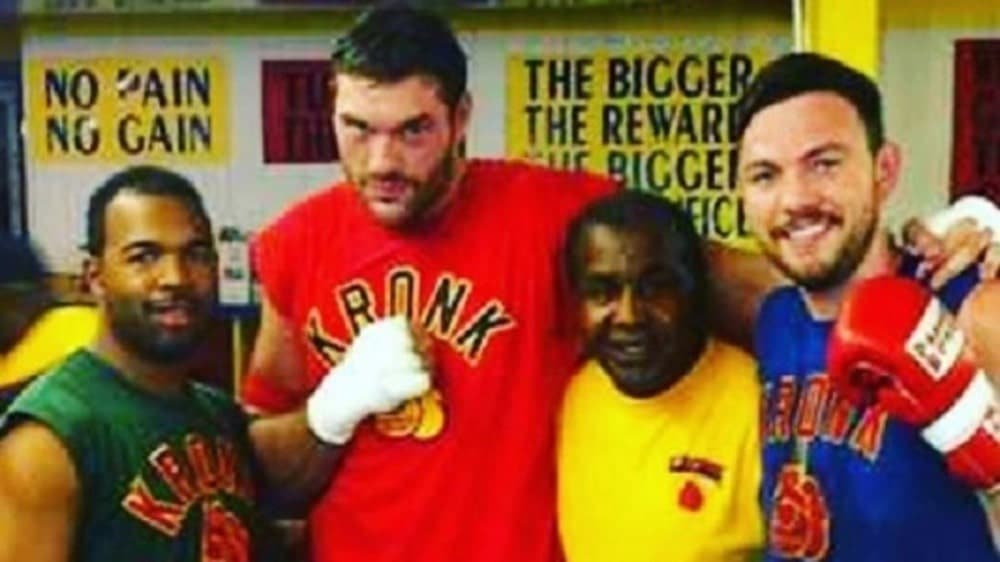 Tyson Fury at Kronk Gym in 2010