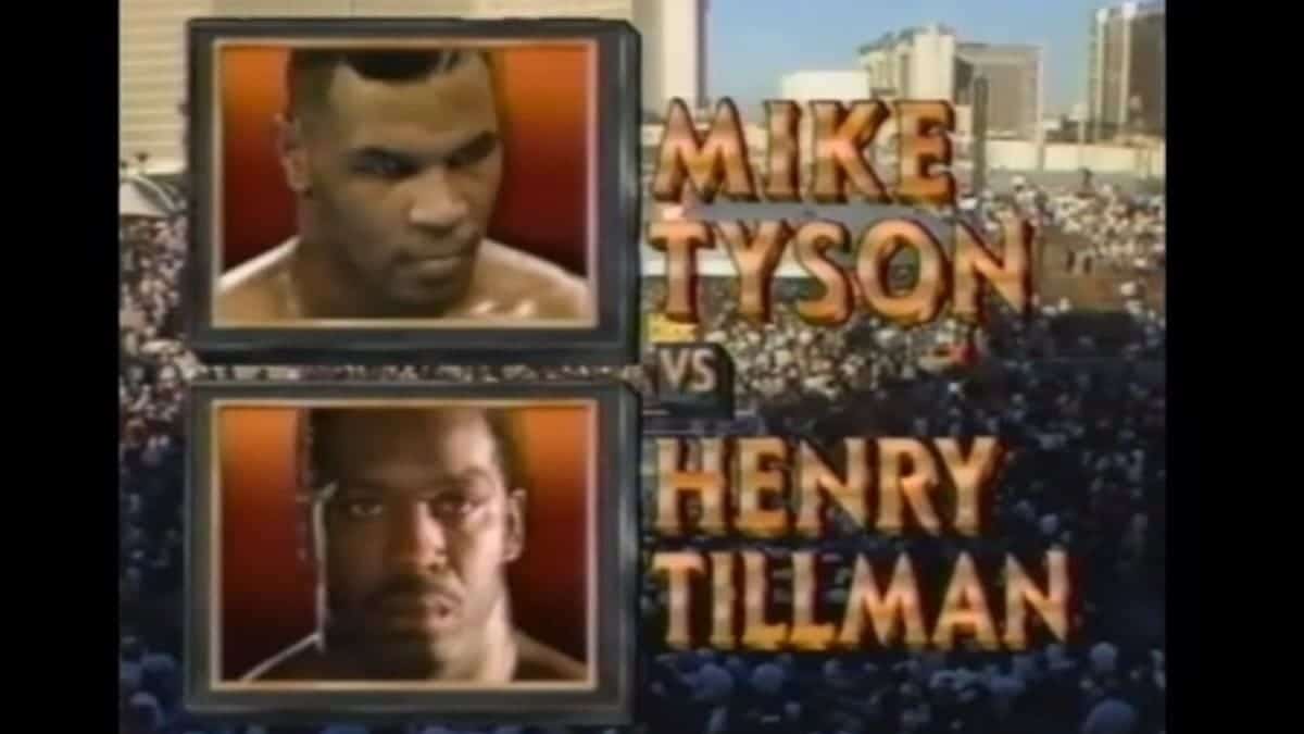 Mike Tyson vs Henry Tillman heavyweight