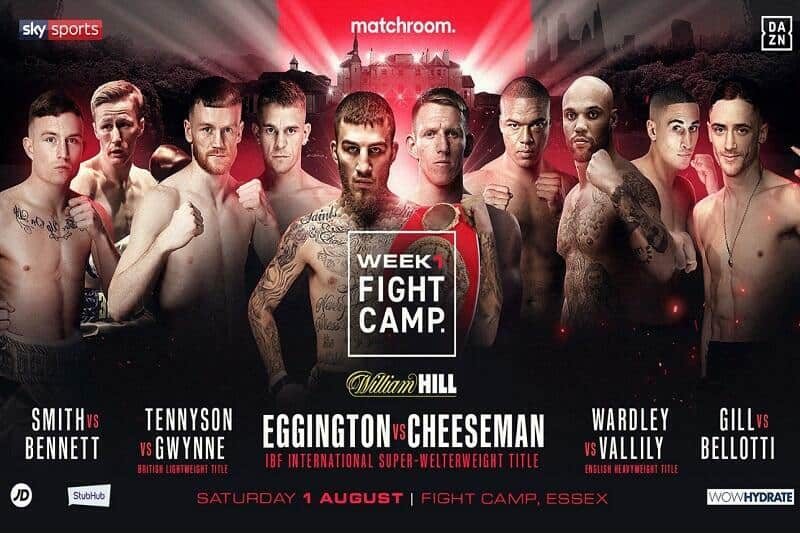 Fight Camp Aug 1 Eggington Cheeseman