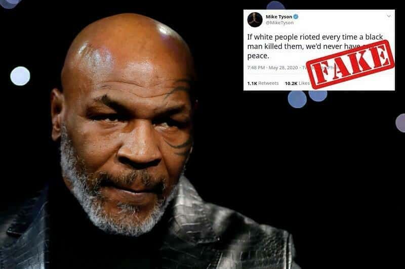 Mike Tyson fake tweet