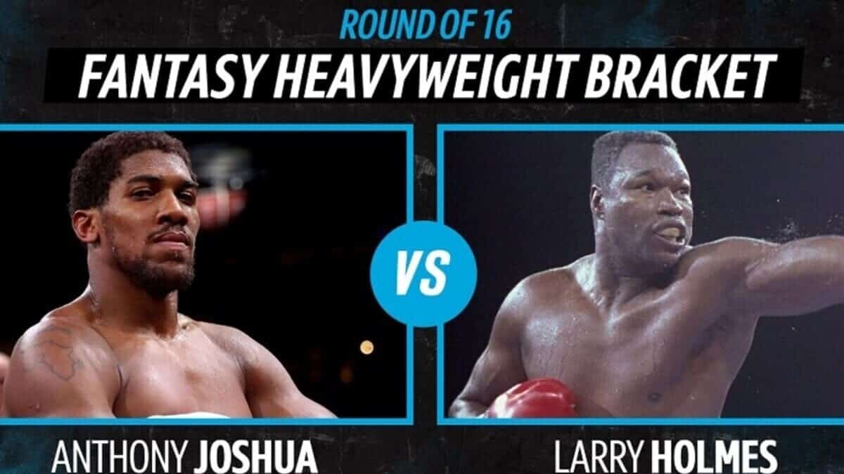 Anthony Joshua Larry Holmes heavyweight