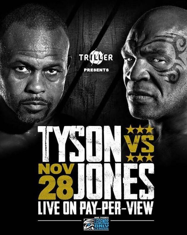 Mike Tyson vs Roy Jones Jr Nov 28