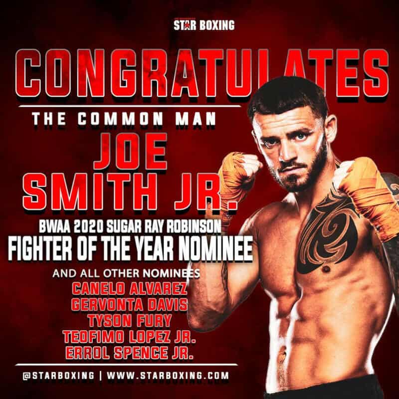 Joe Smith Jr. Fighter of the Year BWAA