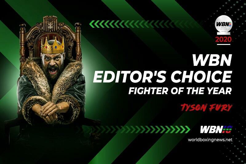 Tyson Fury WBN Editor's Choice 2020