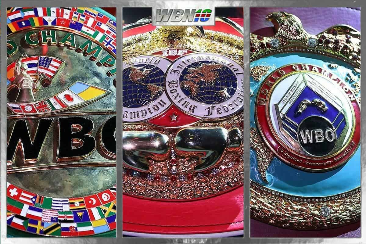 Boxing World Champions belts undisputed