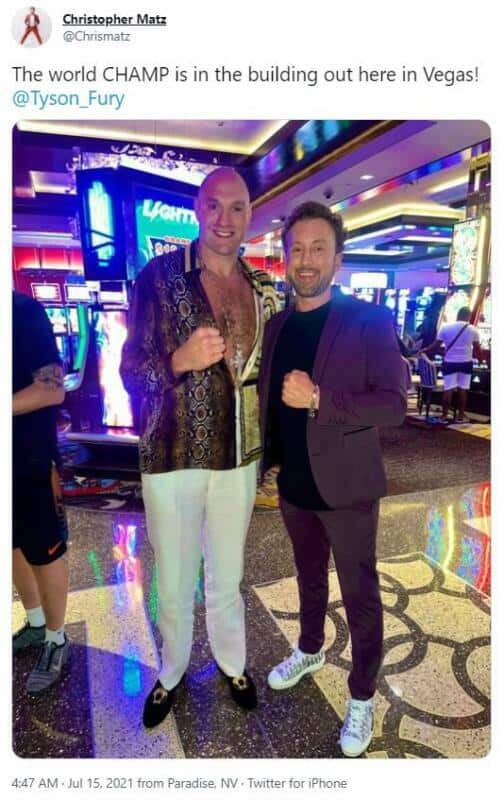 Tyson Fury Covid Las Vegas