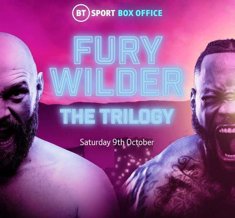 Tyson Fury Deontay Wilder III BT Sport