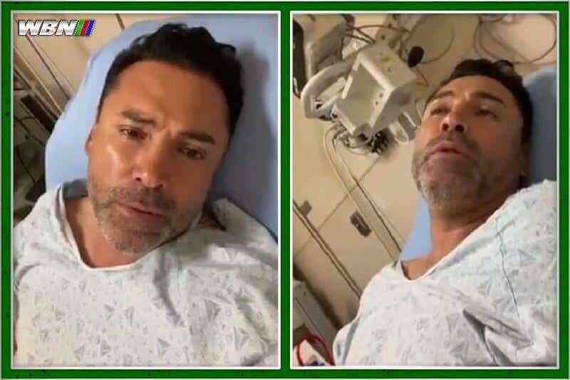 Oscar De La Hoya in hospital with Covid