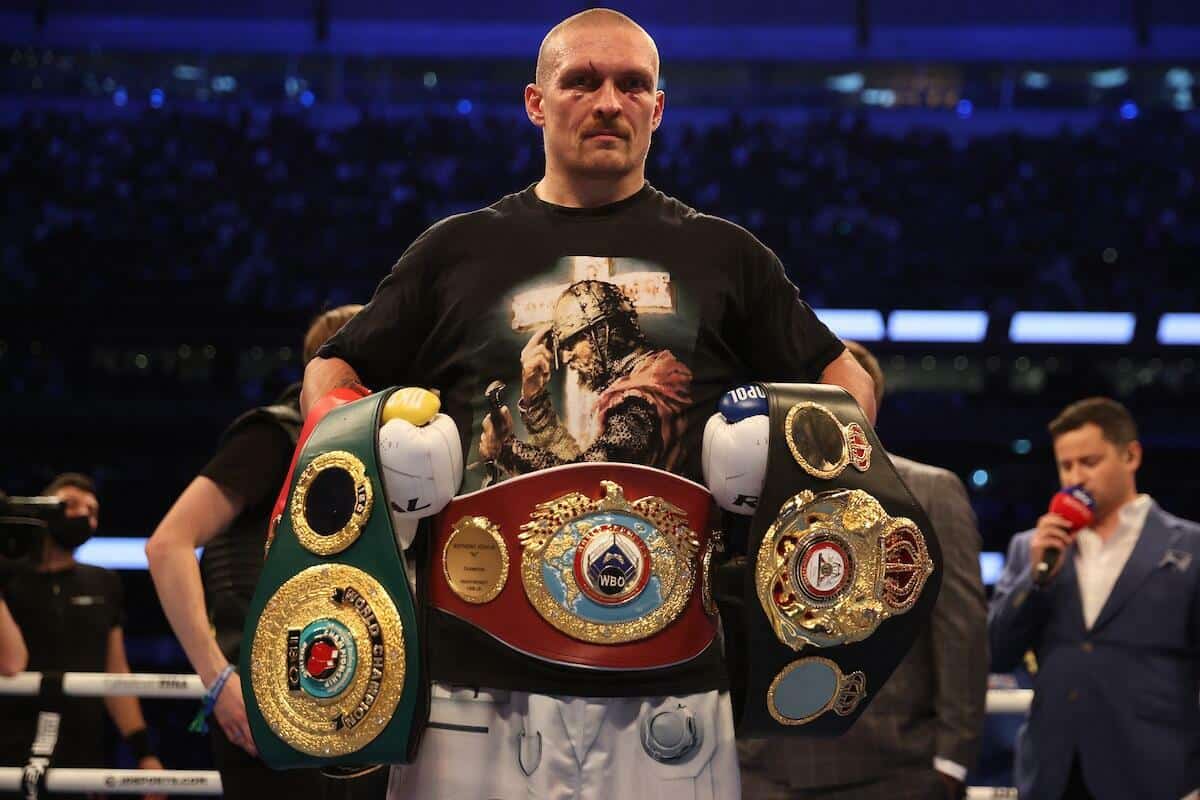 Oleksandr Usyk heavyweight belt