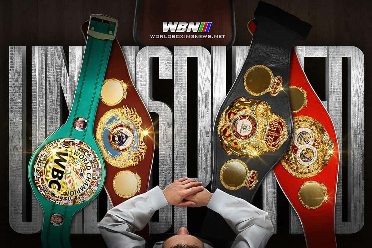 World Boxing Association World Boxing Council World Boxing Organization International Boxing Federation belts undipsuted