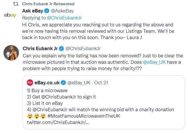 Chris Eubank eBay