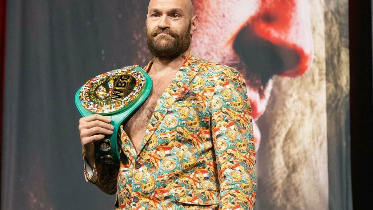 Tyson Fury press conference Heavyweight champ