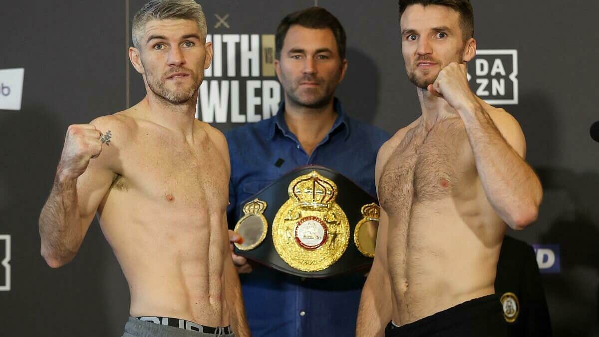Liam Smith Anthony Fowler weights running order