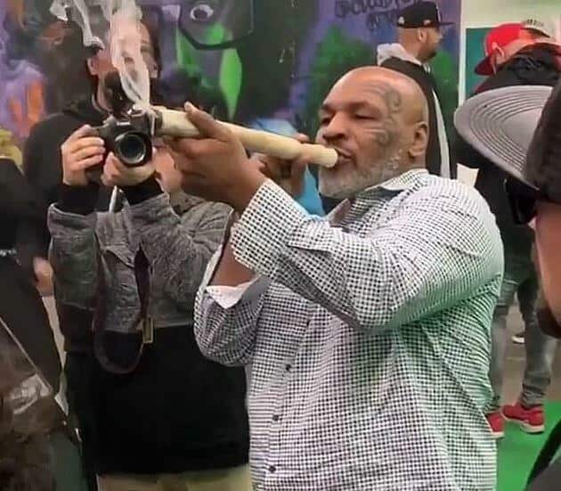 Mike Tyson huge joint