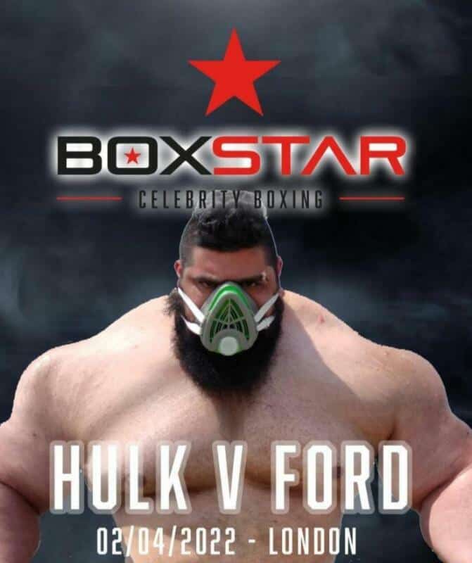 Iranian Hulk Martyn Ford mega heavyweight