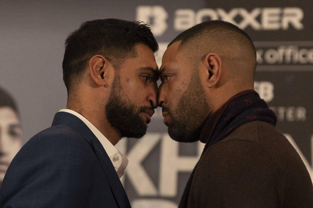 Issue arises on Kell Brook making 147 safely as Amir Khan goads 149