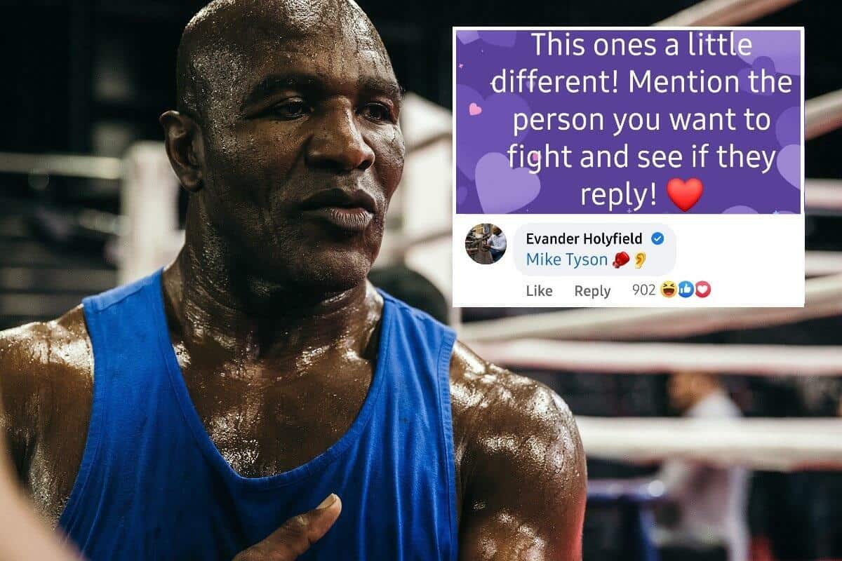 Evander Holyfield wants Mike Tyson