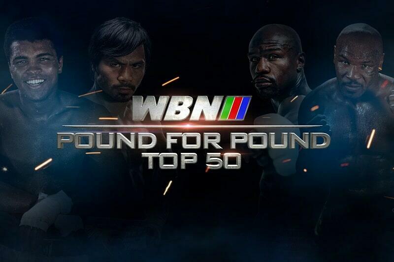The Top 50 Pound for Pound Ranked Boxers and who they'll fight next
