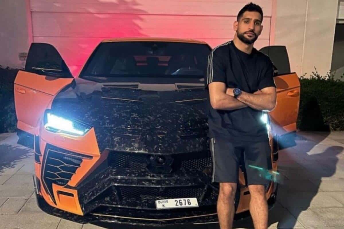 Amir Khan shows off Lamborghini Mansory after Pay Per View success