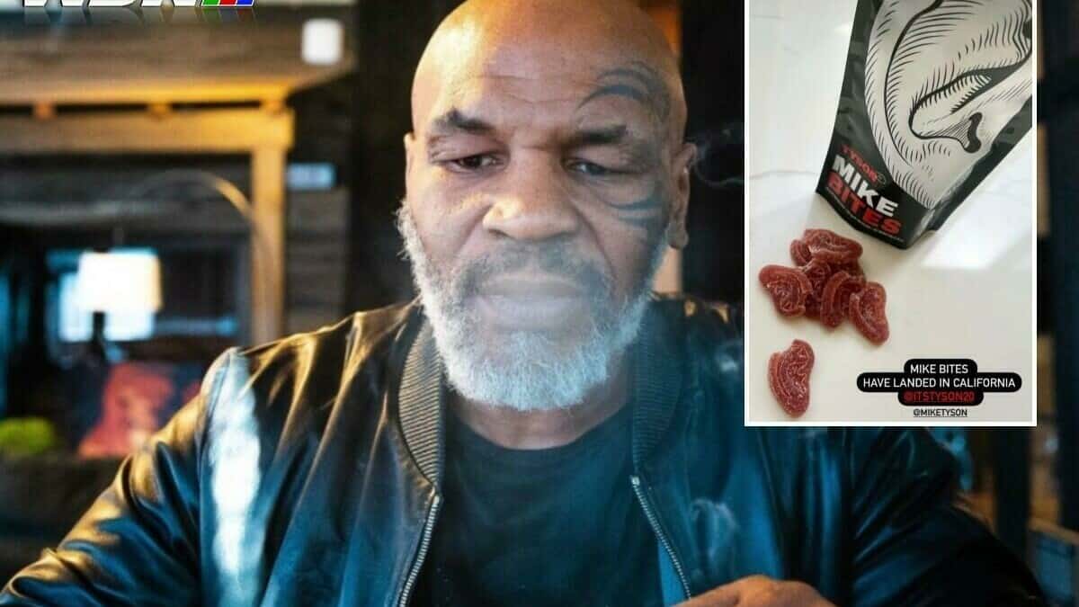 Mike Tyson weed edibles Evander Holyfield
