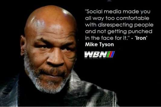 Mike Tyson social media quote