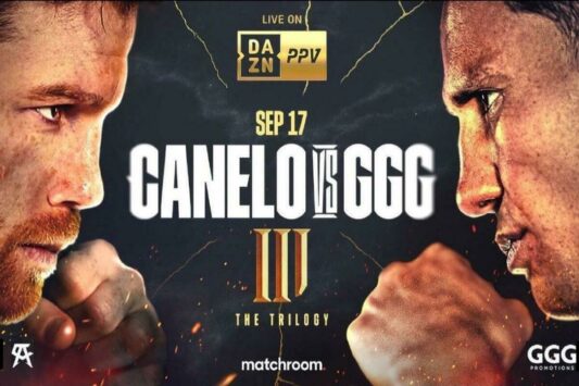 Canelo vs GGG 3 Canelo Alvarez Gennadiy Golovkin September 17