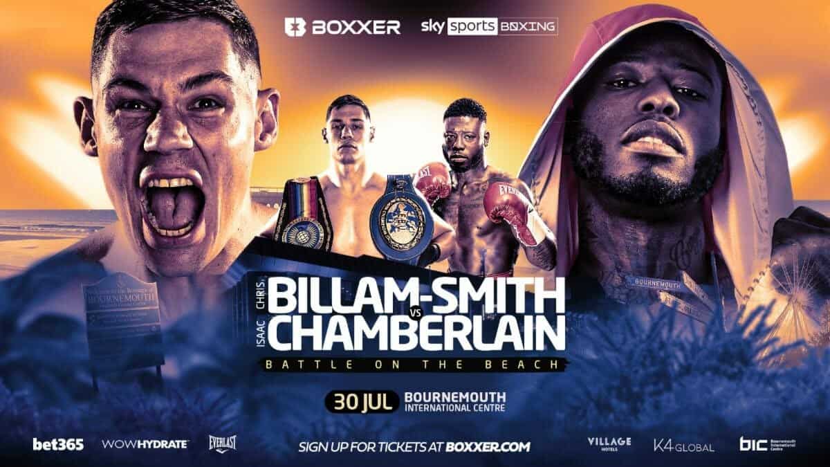 Chris Billam-Smith vs Isaac Chamberlain Billam-Smith vs Chamberlain results