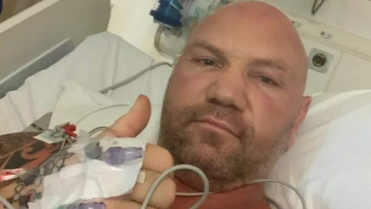 Mark Potter heavyweight cancer fight