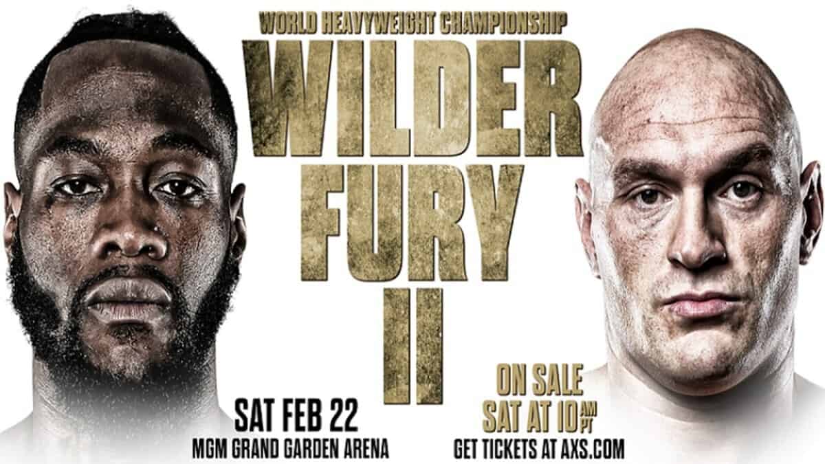Deontay Wilder Tyson Fury Wilder vs Fury 2