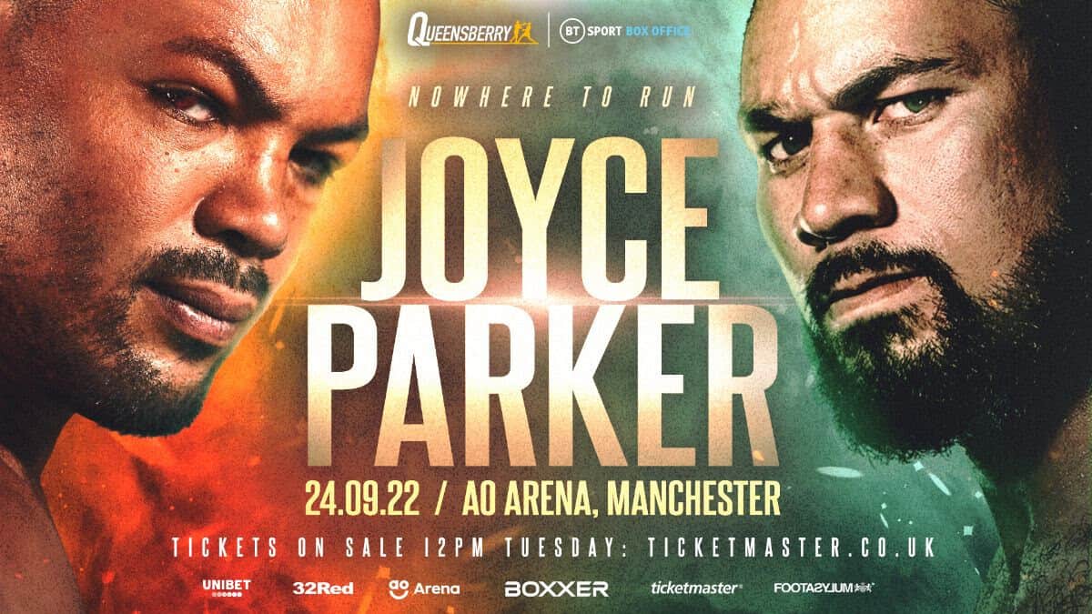 Joe Joyce Joseph Parker Joyce vs Parker