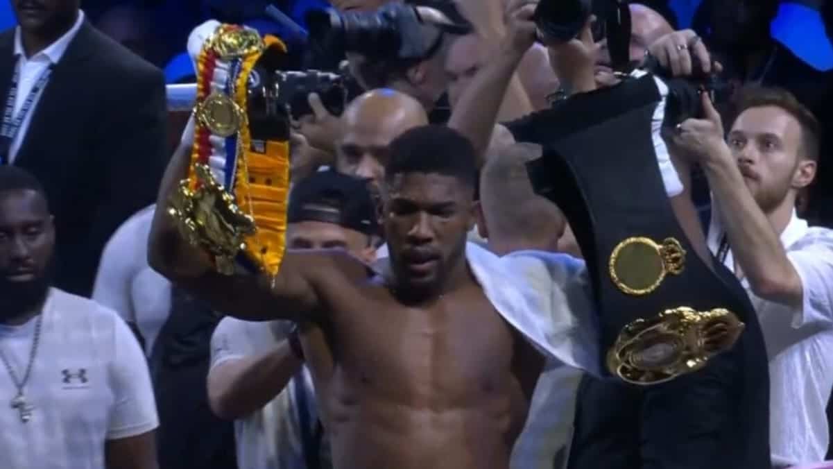 Anthony Joshua loses and acts like a child