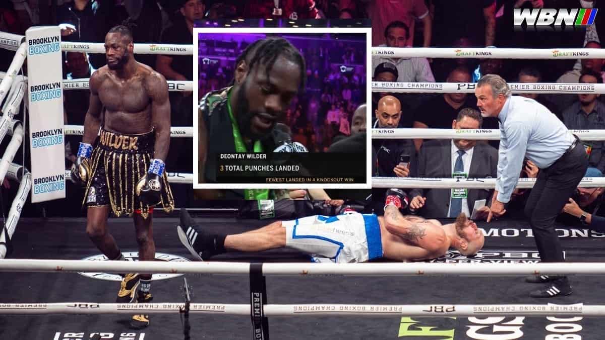 Deontay Wilder punches record