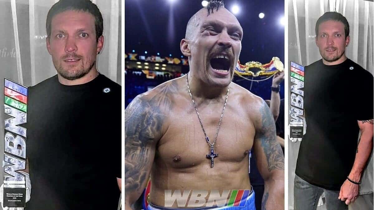 Oleksandr Usyk World Boxing News Fighter of the Year 2022