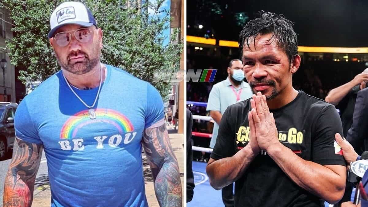 Dave Bautista Manny Pacquiao