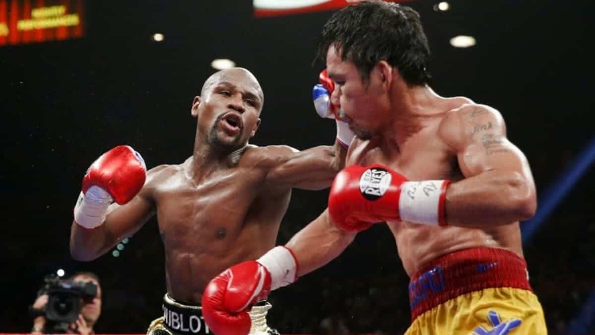 Floyd Mayweather vs Manny Pacquiao in Las Vegas