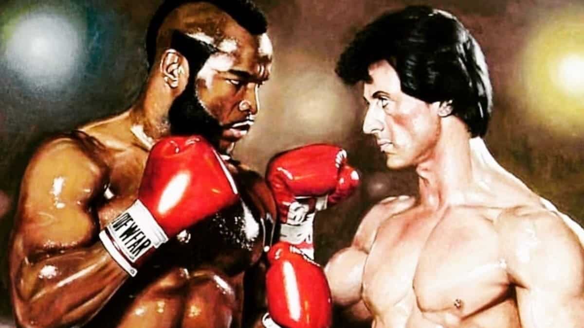 Rocky Balboa vs Clubber Lang Syvlester Stallone and Mr. T