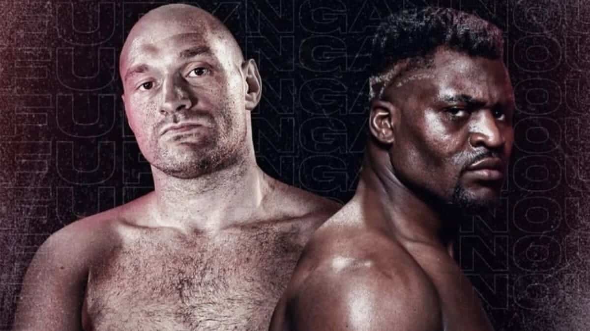 Heavyweight fight Fury vs Ngannou Tyson Fury vs Francis Ngannou