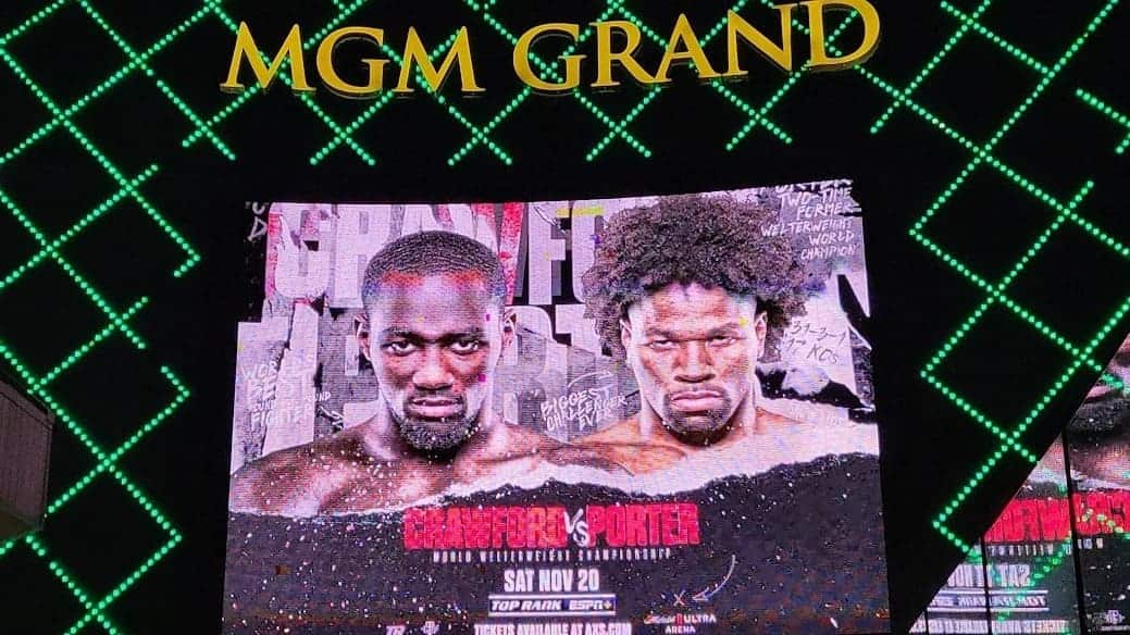 Crawford vs Porter MGM Grand poster