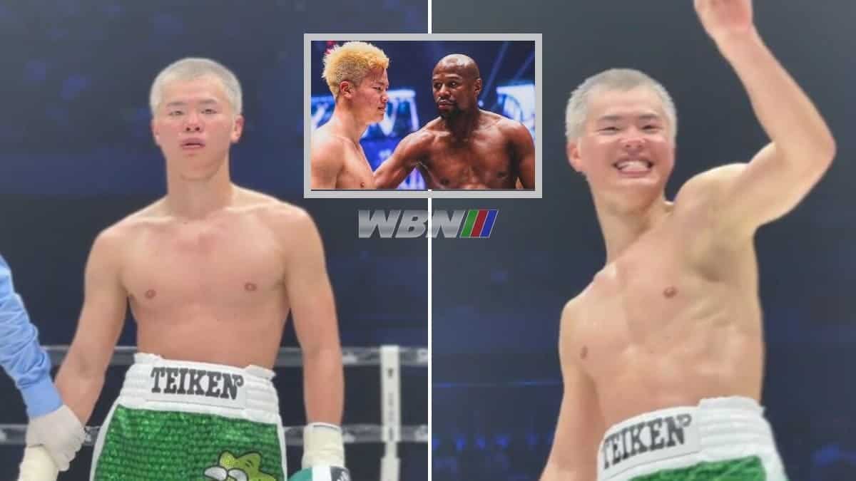 Floyd Mayweather opponent Tenshin Nasukawa wins boxing debut