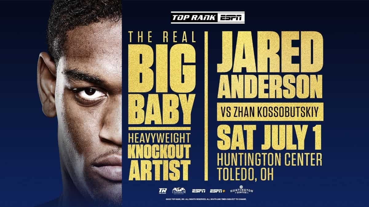 Jared Anderson vs Zhan Kossobutskiy July 1
