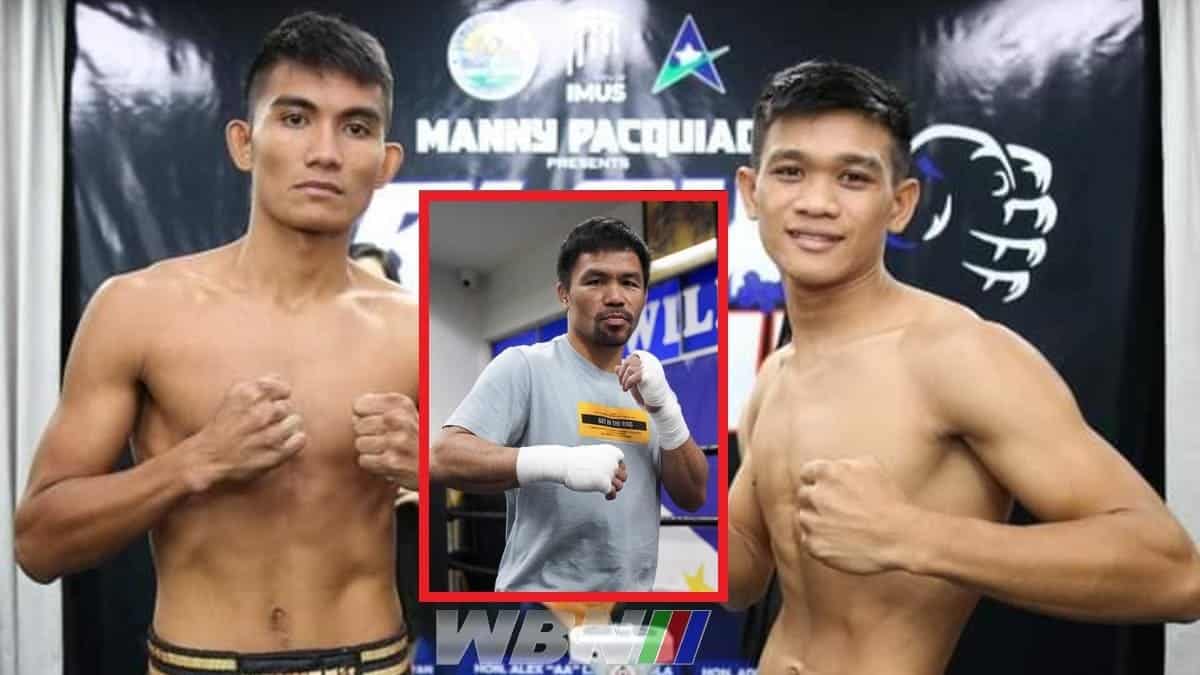 Kenneth Egano and Manny Pacquiao