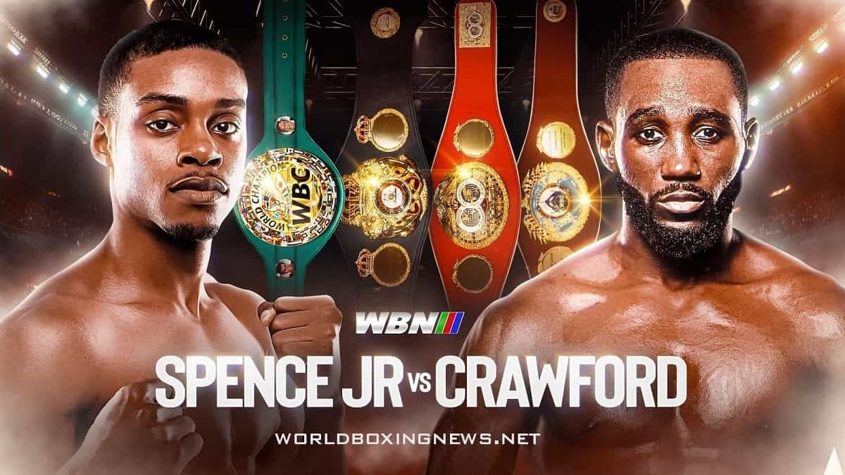 Errol Spence Jr vs Terence Crawford poster WBN